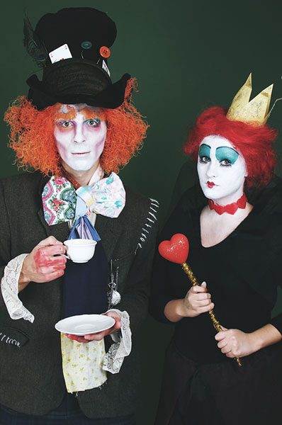 The Hatter and Queen of Hearts